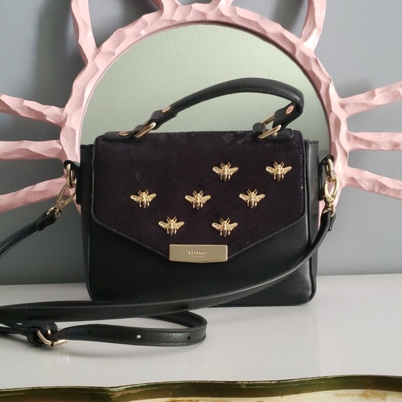 dune studded bee tote bag